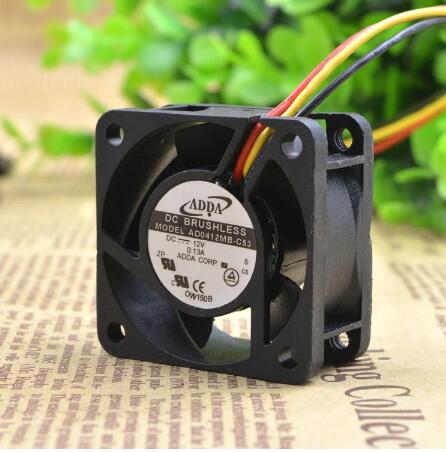 Original ADDA AD0412MB-C53 Cooling Fan 12V 0.13A 1.56W 3wires AD0412MB-C53 Fans